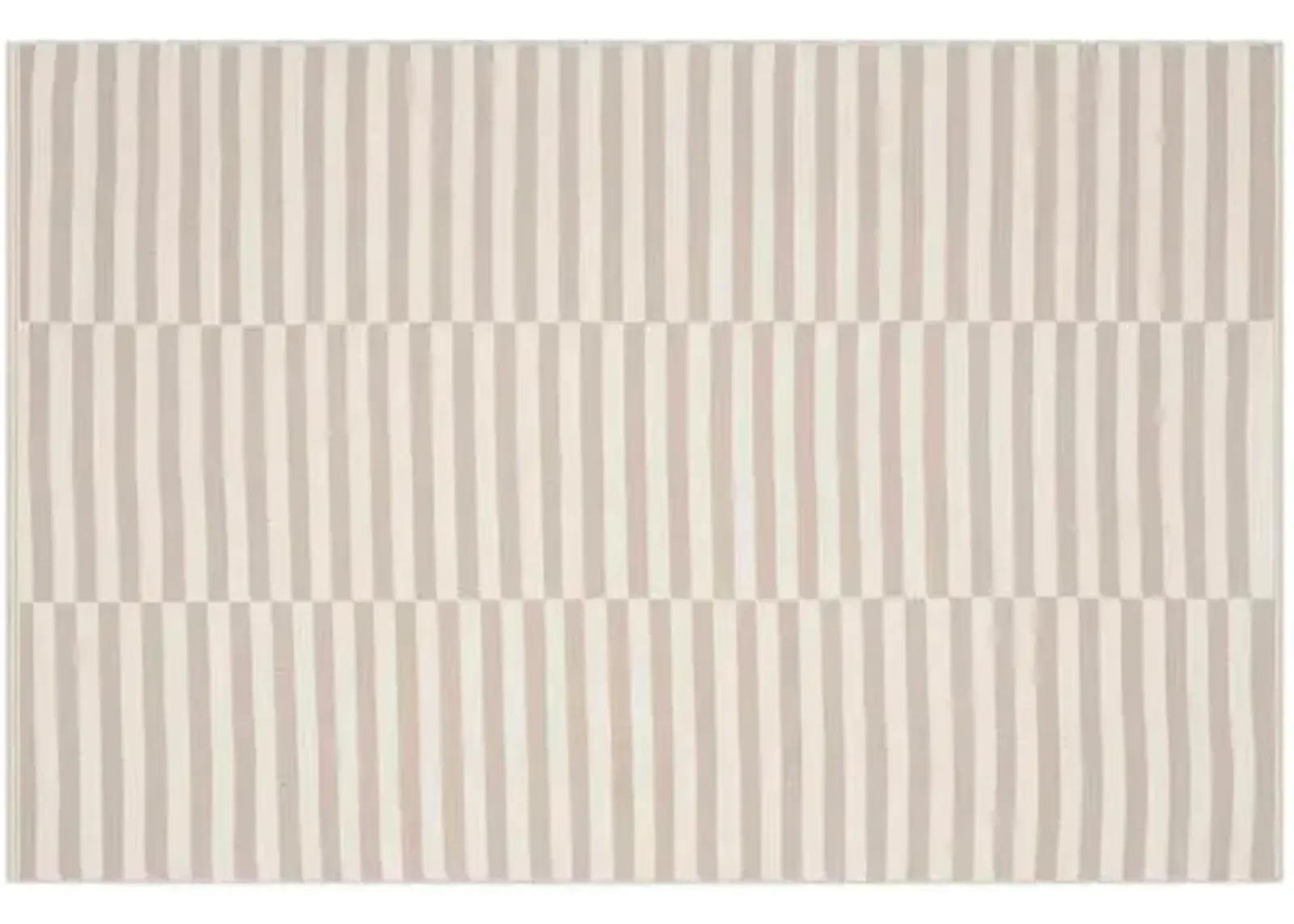 Pennswood Flat-Weave Rug - Ivory - Gray - Gray