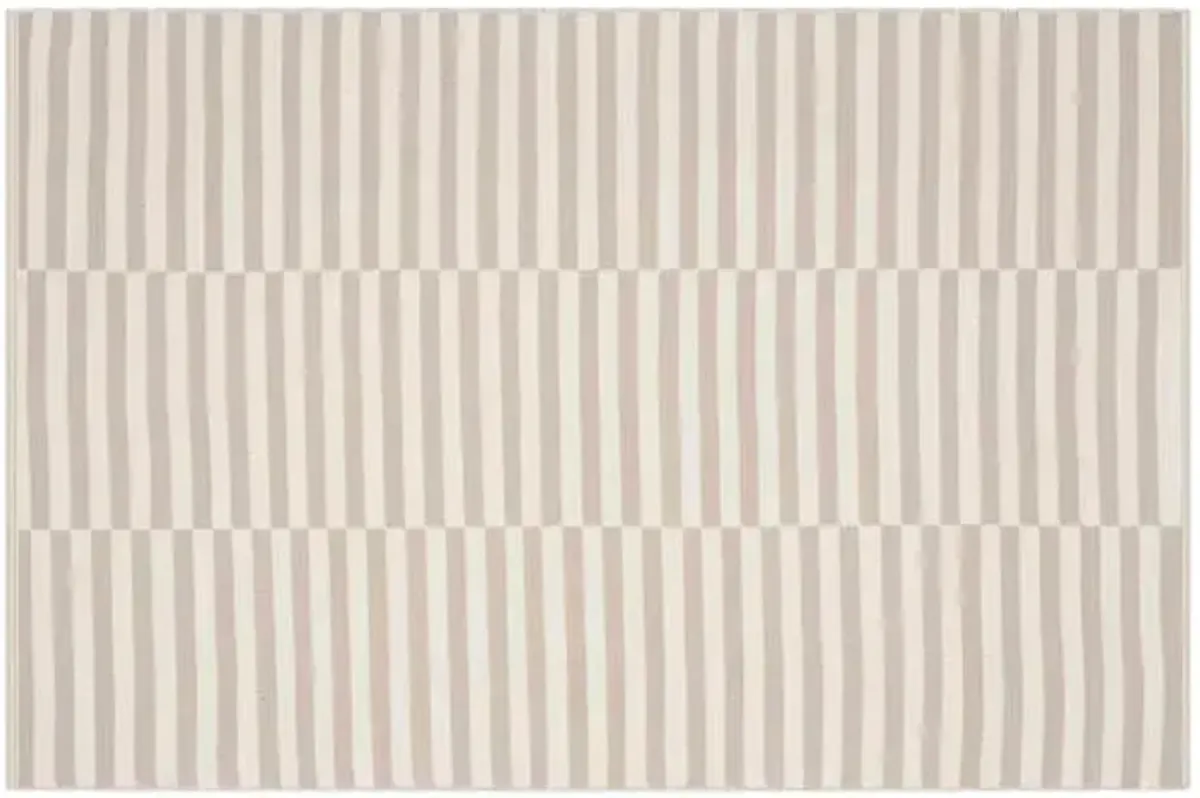 Pennswood Flat-Weave Rug - Ivory - Gray - Gray