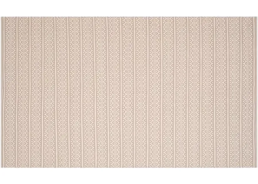 Tauk Flat-Weave Rug - Ivory/Gray - Gray