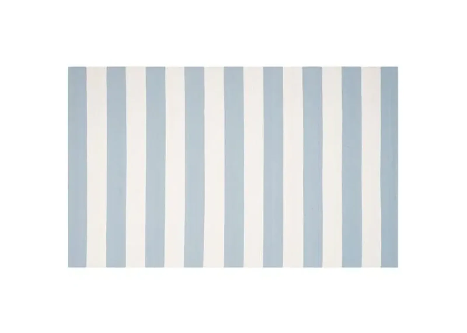 Severine Flat-Weave Rug - Sky Blue - Blue