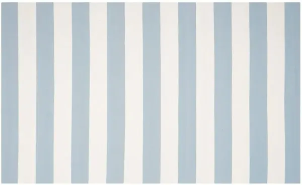 Severine Flat-Weave Rug - Sky Blue - Blue