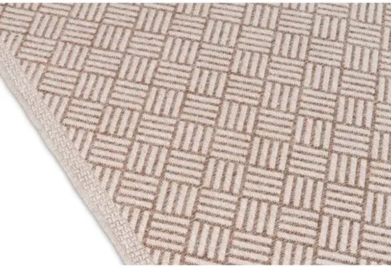 Rempili Outdoor Rug - Tan/White - Beige - Beige