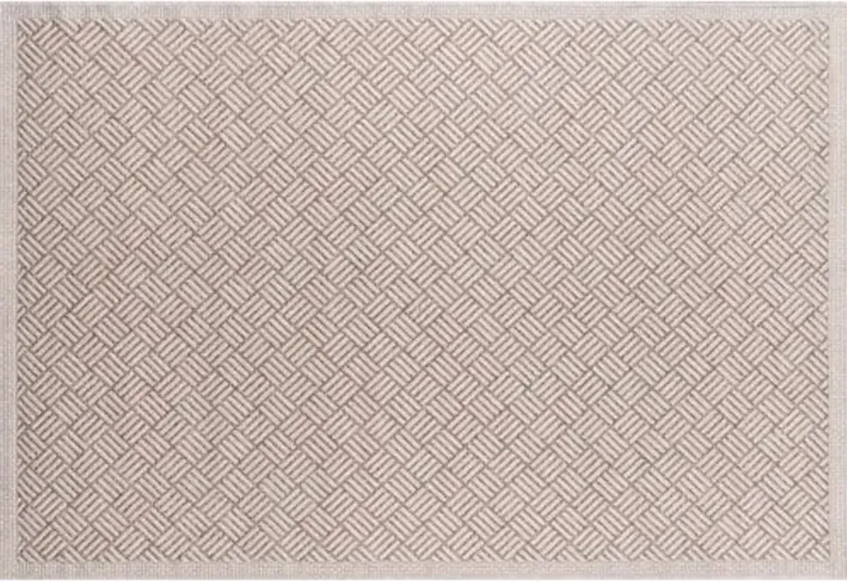 Rempili Outdoor Rug - Tan/White - Beige - Beige