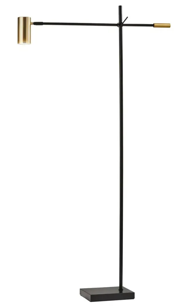 Jarvis Floor Lamp - Black/Brass
