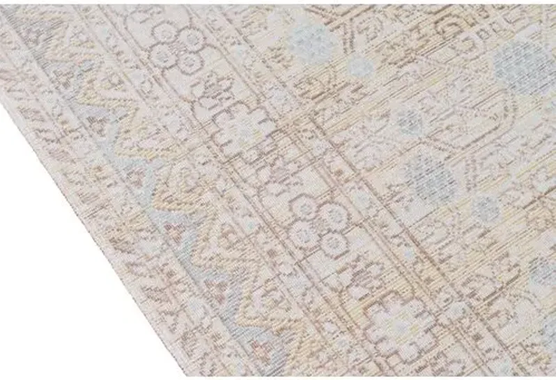 Isabella Rug - Ivory/Blue - Blue