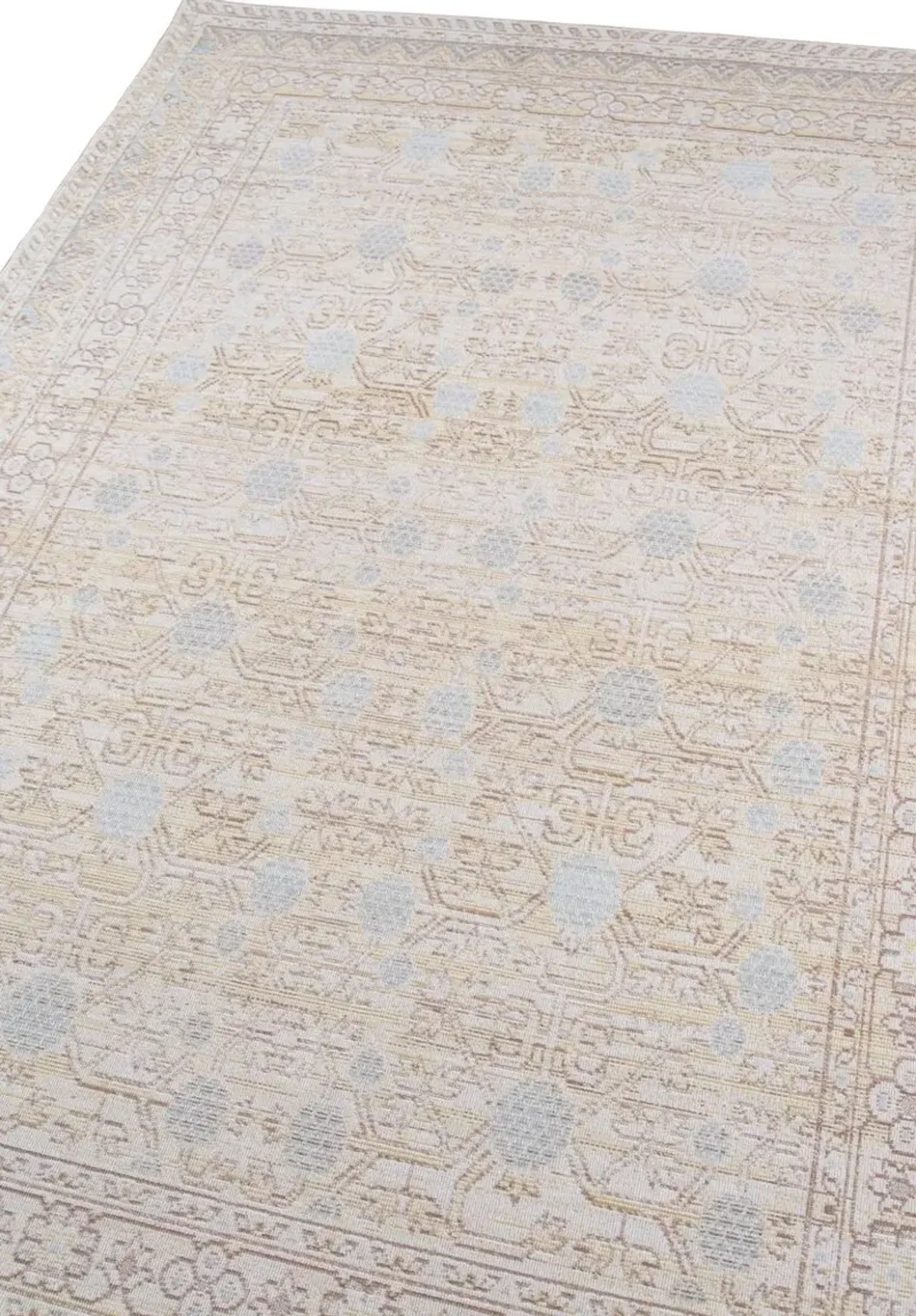 Isabella Rug - Ivory/Blue - Blue