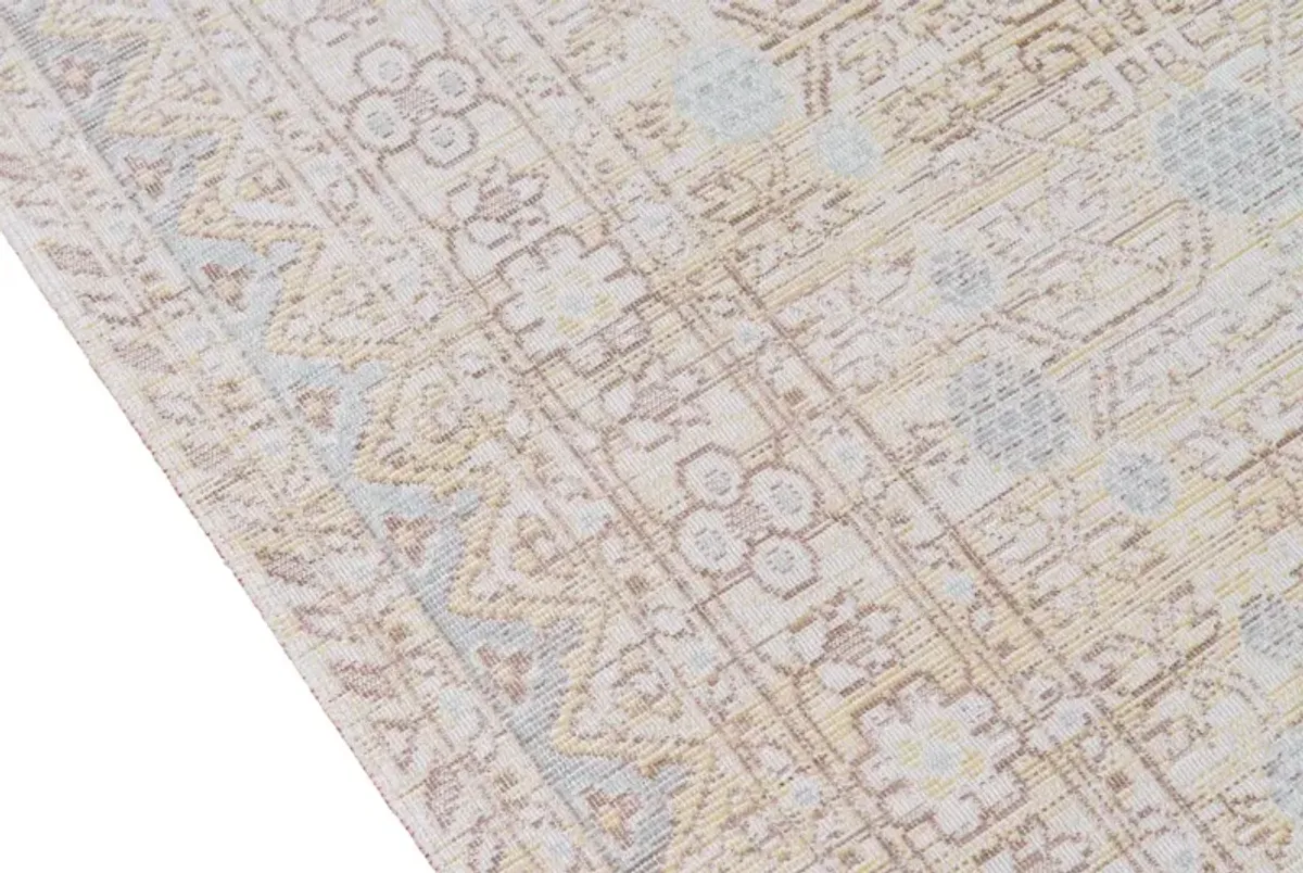 Isabella Rug - Ivory/Blue - Blue