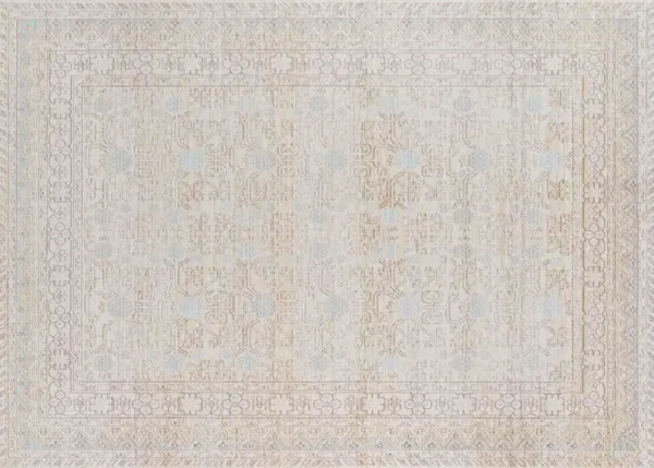 Isabella Rug - Ivory/Blue - Blue