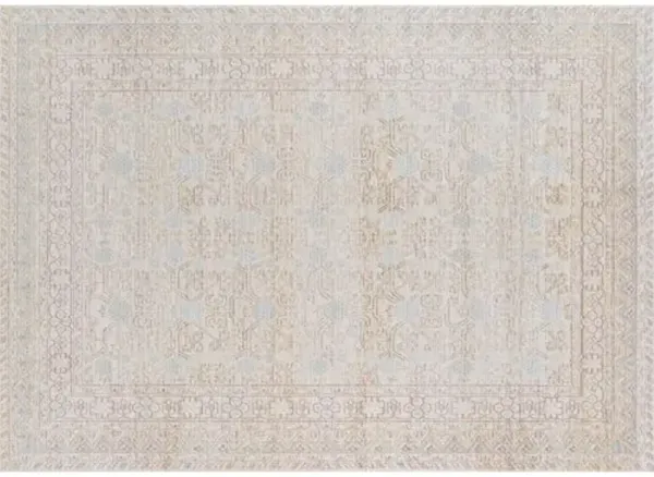 Isabella Rug - Ivory/Blue - Blue