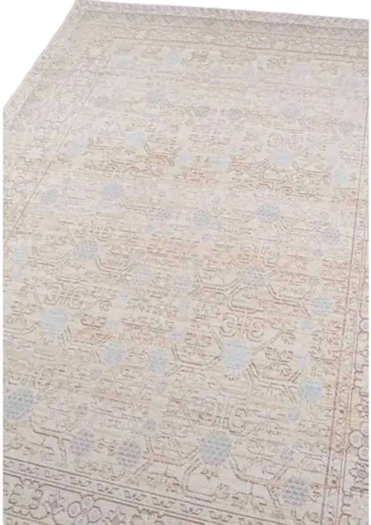 Isabella Rug - Ivory/Blue - Blue