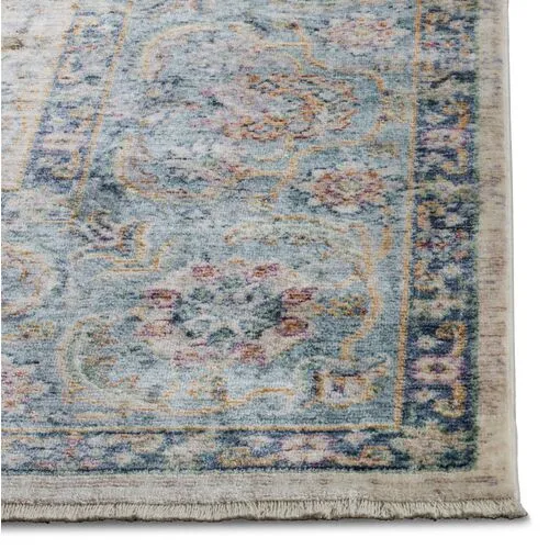 Naal Rug - Cream/Light Blue - Blue