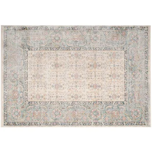 Naal Rug - Cream/Light Blue - Blue