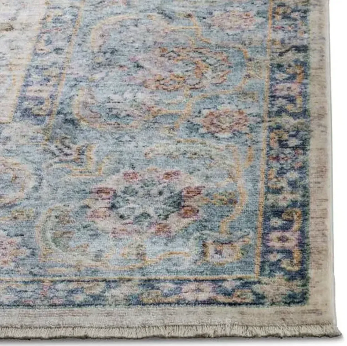 Naal Rug - Cream/Light Blue - Blue