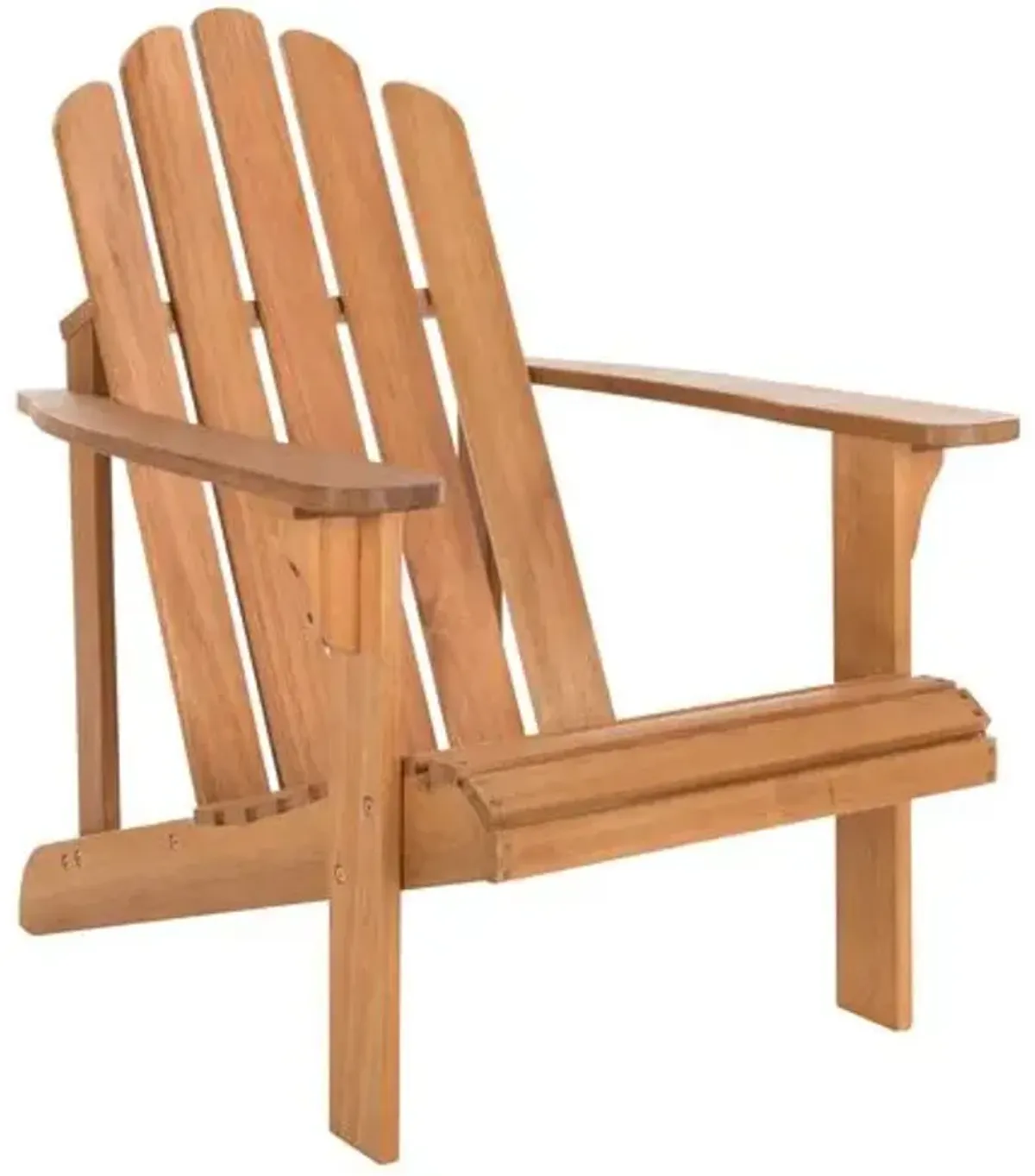 Sandy Outdoor Adirondack Chair - Natural - Brown