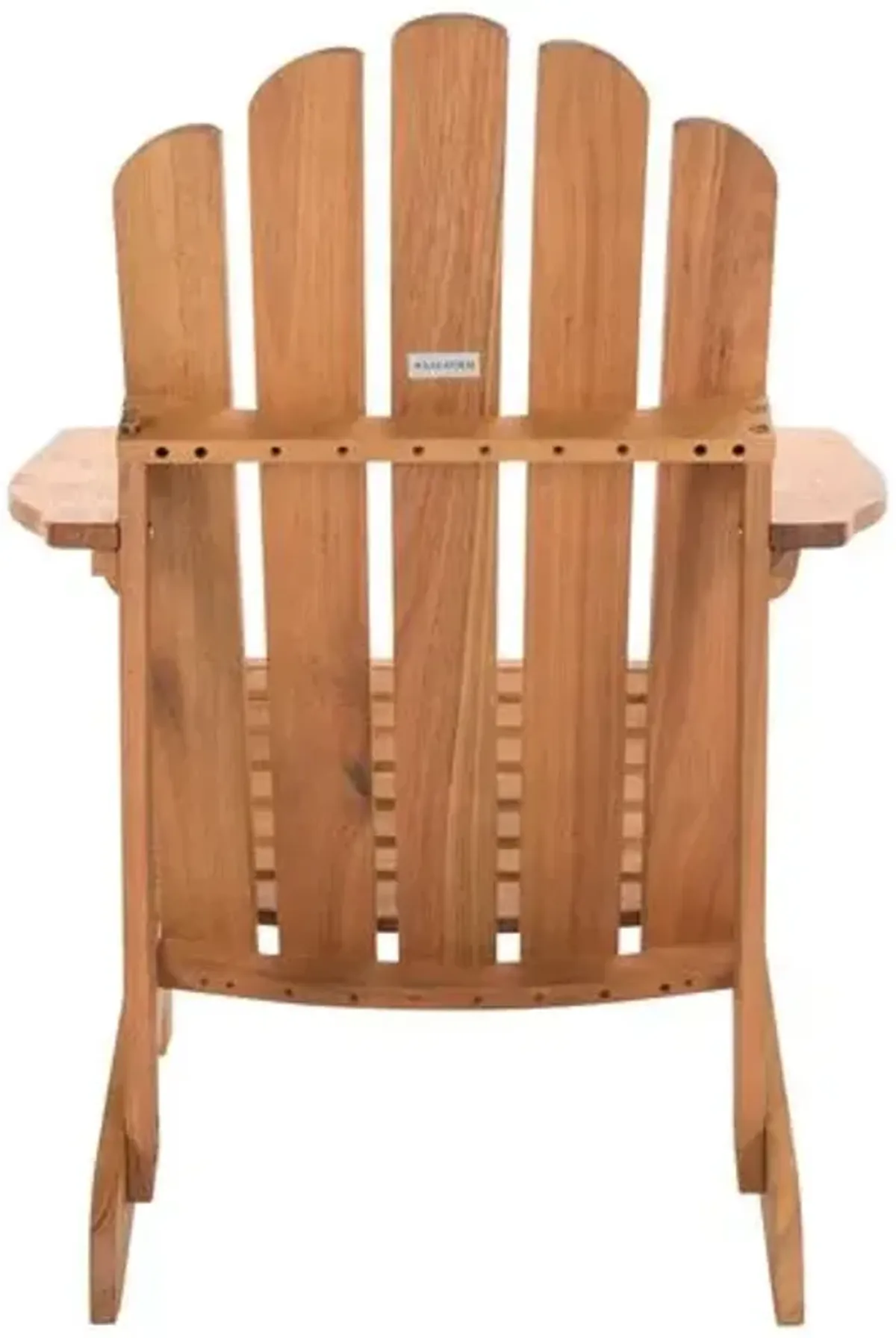 Sandy Outdoor Adirondack Chair - Natural - Brown