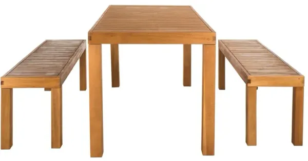 Dario Dining Set, Natural