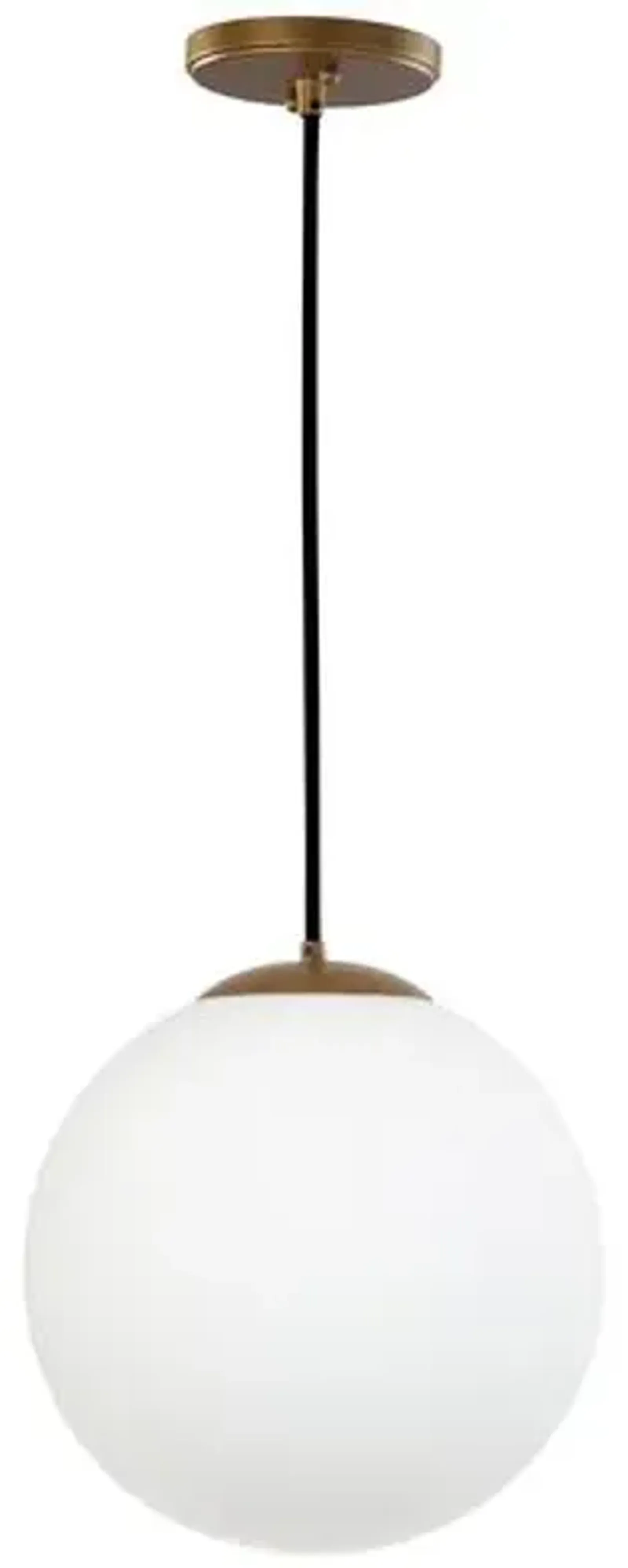 Pryor Pendant - Gold - White