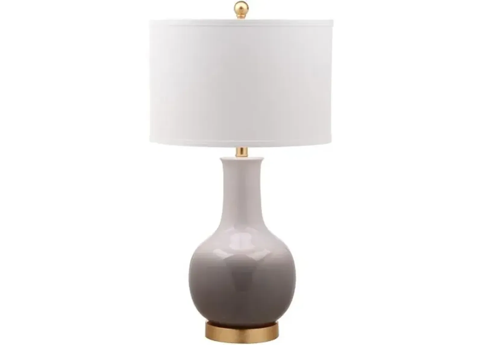 Alfie Ombré Table Lamp - Gray/White