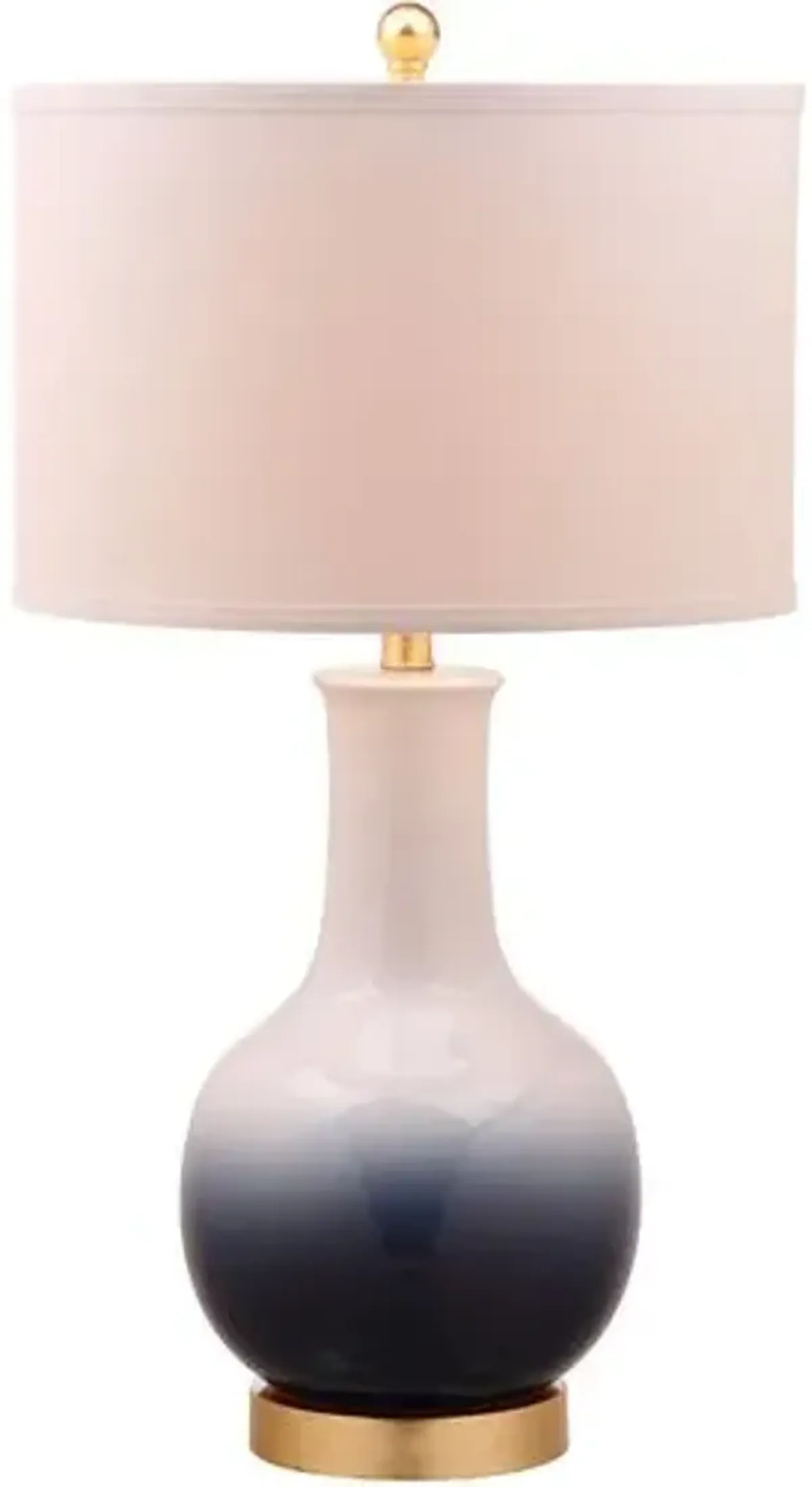 Alfie Ombré Table Lamp - Navy/White