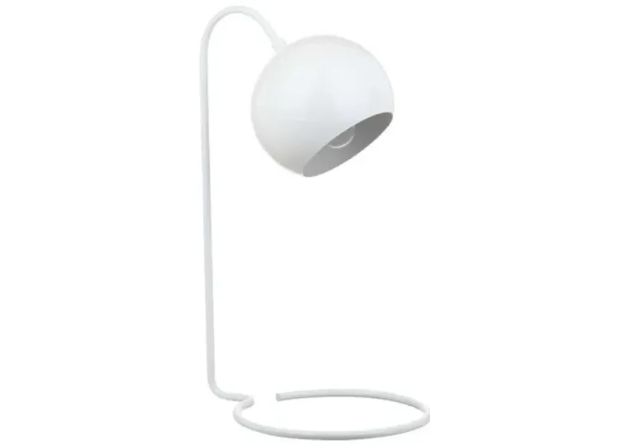 Romina Table Lamp - White