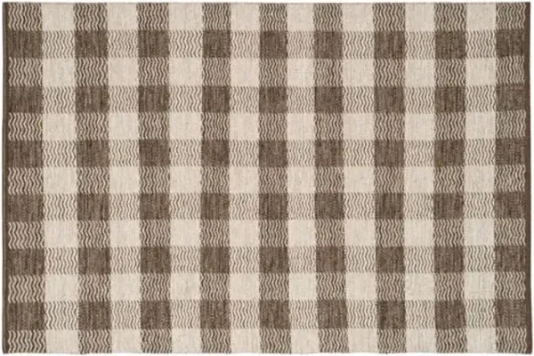 Anno Kilim - Light Gray/Brown