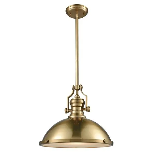 Cardona Pendant - Satin Brass - Gold