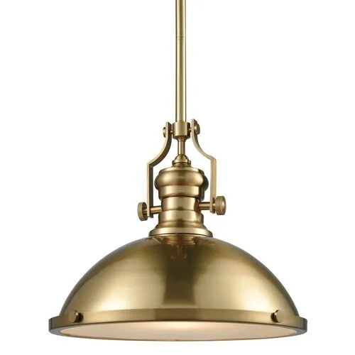 Cardona Pendant - Satin Brass - Gold