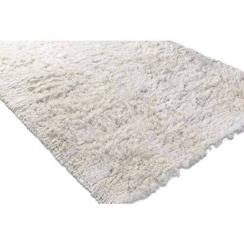 Aoide Shag Rug - Winter White - Ivory - Ivory