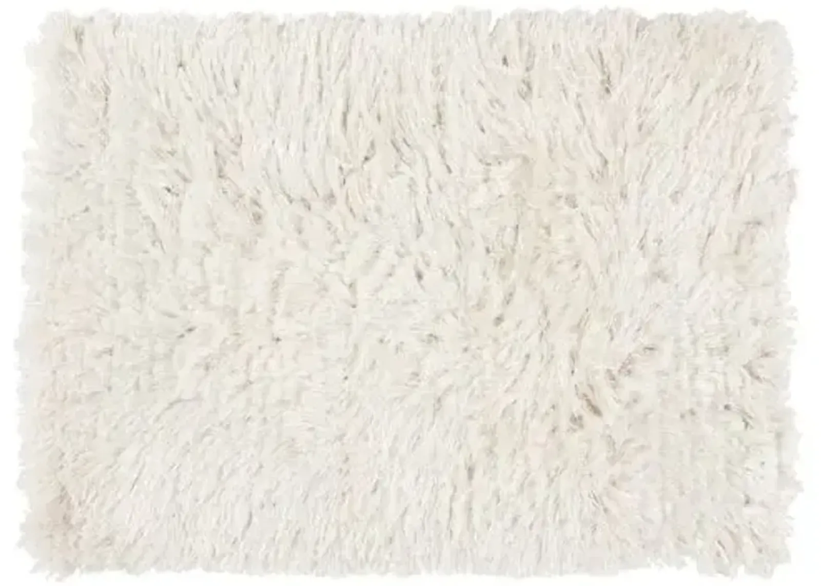 Aoide Shag Rug - Winter White - Ivory - Ivory