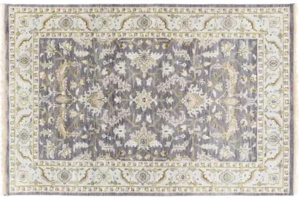 Durden Rug - Charcoal/Sky Blue - Gray - Gray