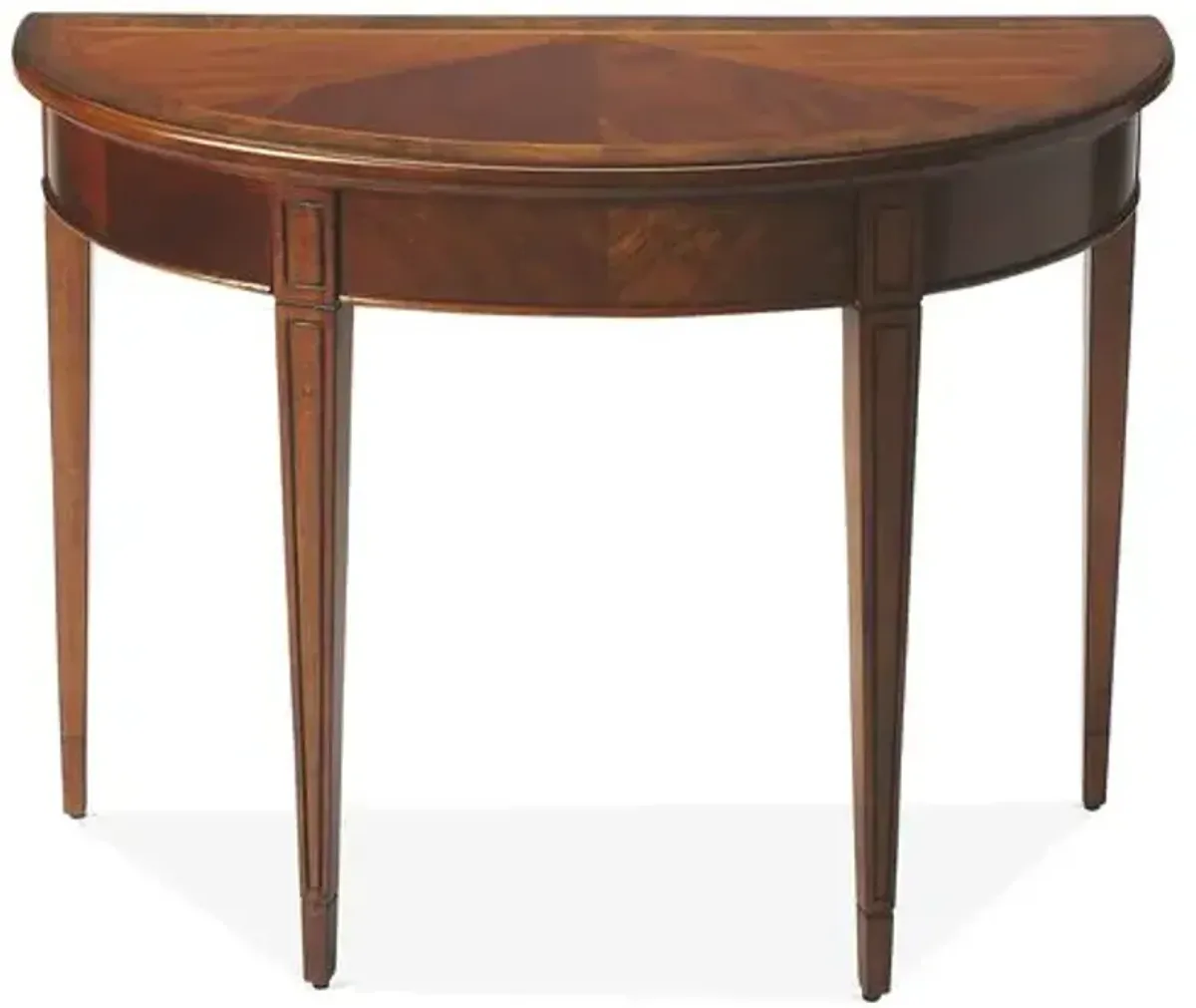 Ruth Demilune 36" Console Table - Brown