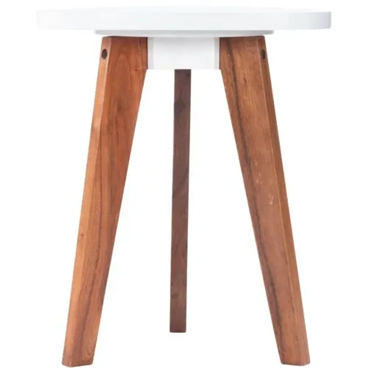 Kiniza Side Table - White