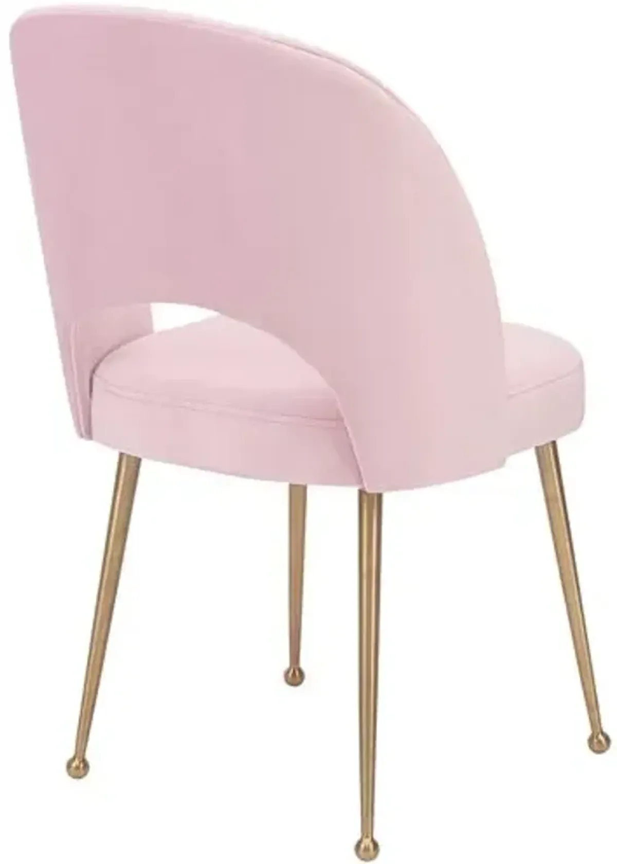 Lennon Side Chair - Blush - Pink