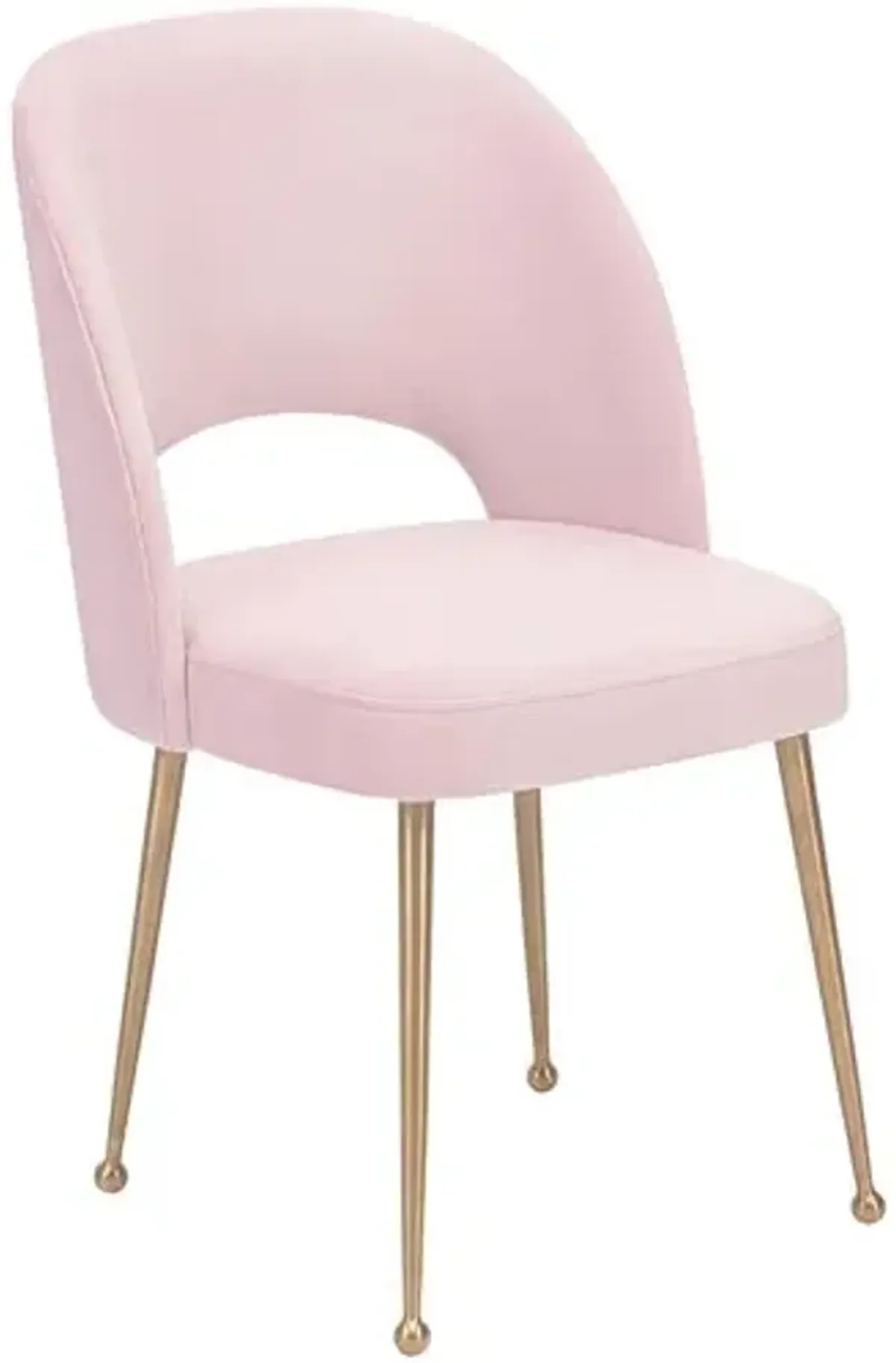 Lennon Side Chair - Blush - Pink