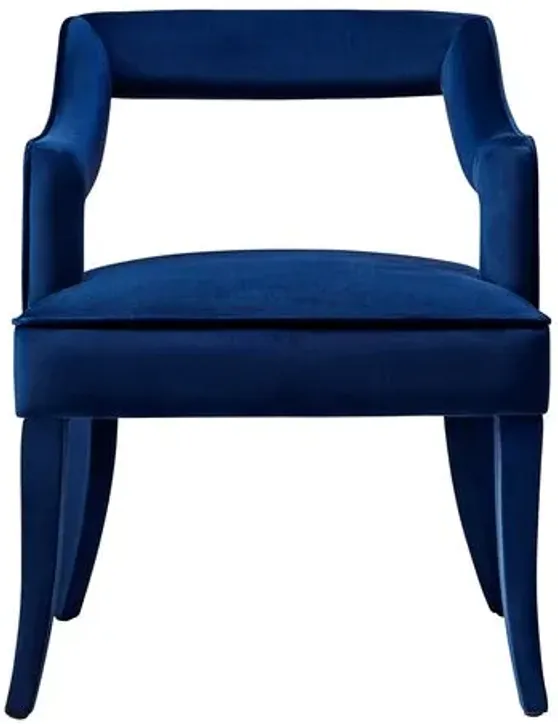 Serena Side Chair - Navy - Blue