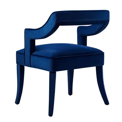 Serena Side Chair - Navy - Blue