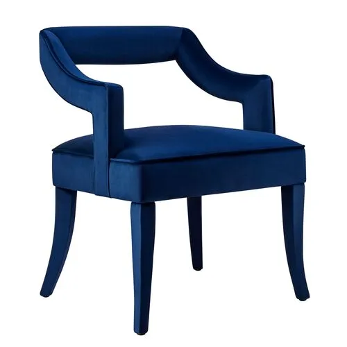 Serena Side Chair - Navy - Blue