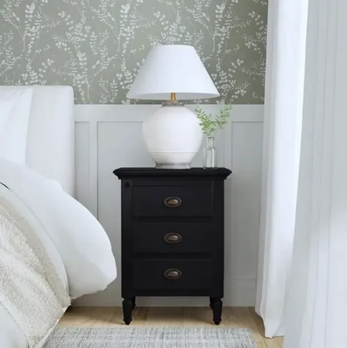 Serrano Nightstand - Black