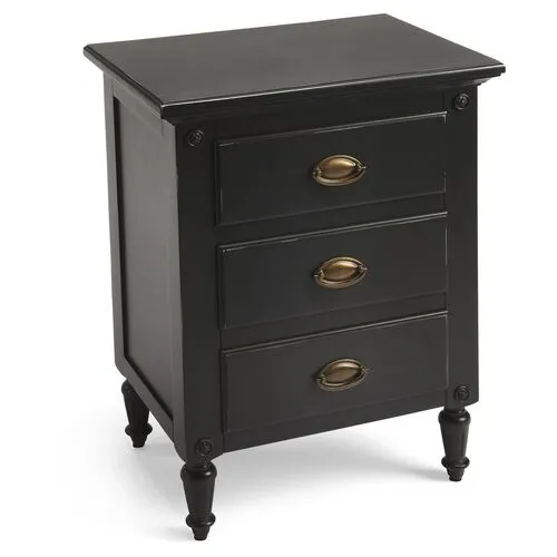 Serrano Nightstand - Black