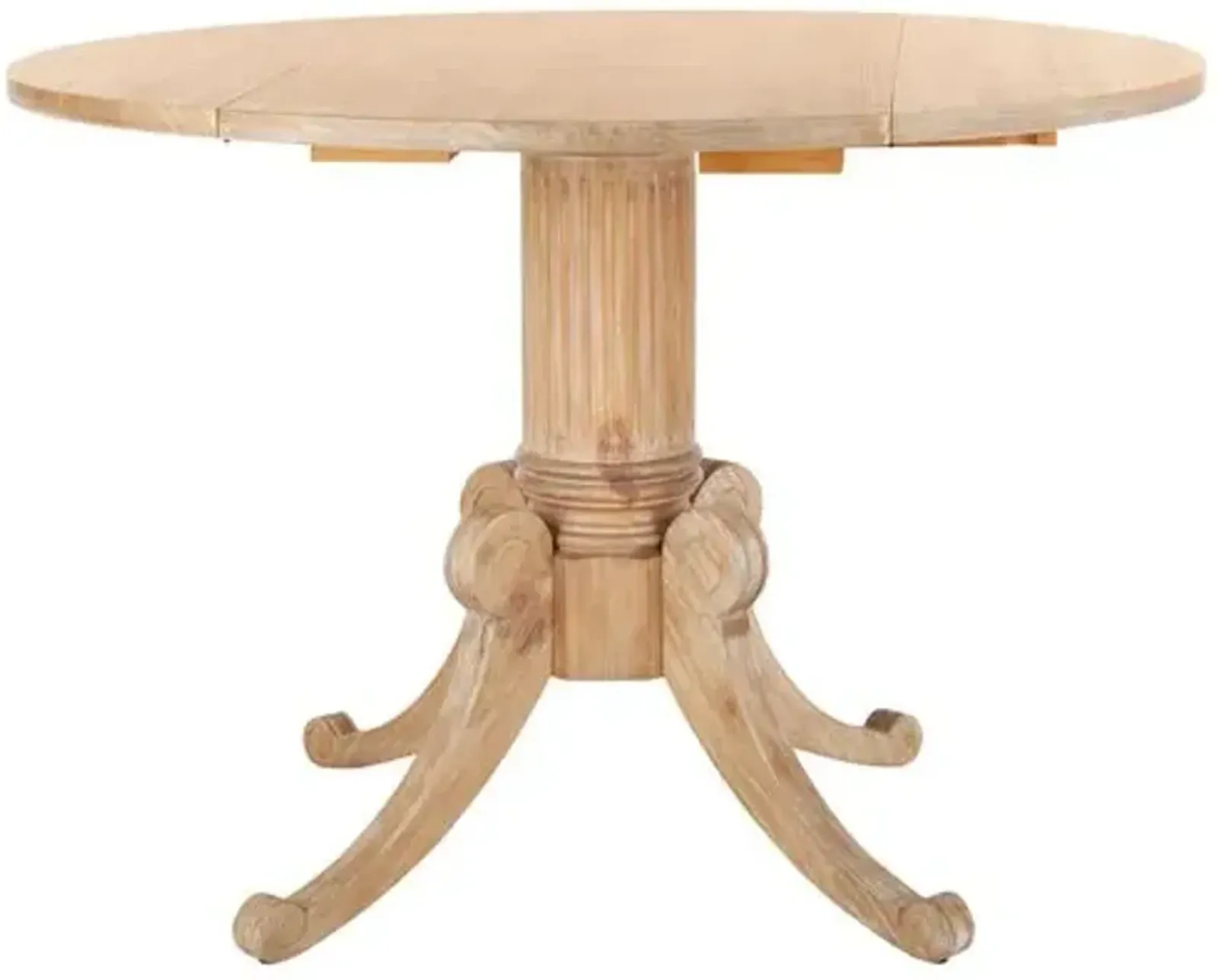 Jacquelyn Drop-Leaf Dining Table - Rustic Natural