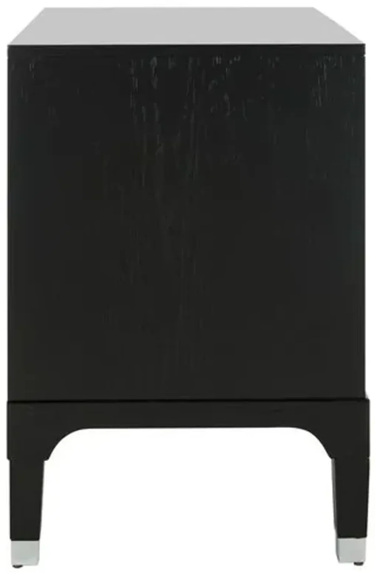 Royce Nightstand - Black/Silver