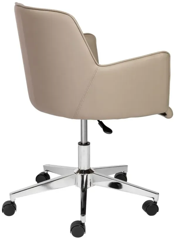 Sonny Leatherette Office Chair, Taupe