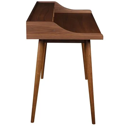 Reginald Desk - Walnut - Brown