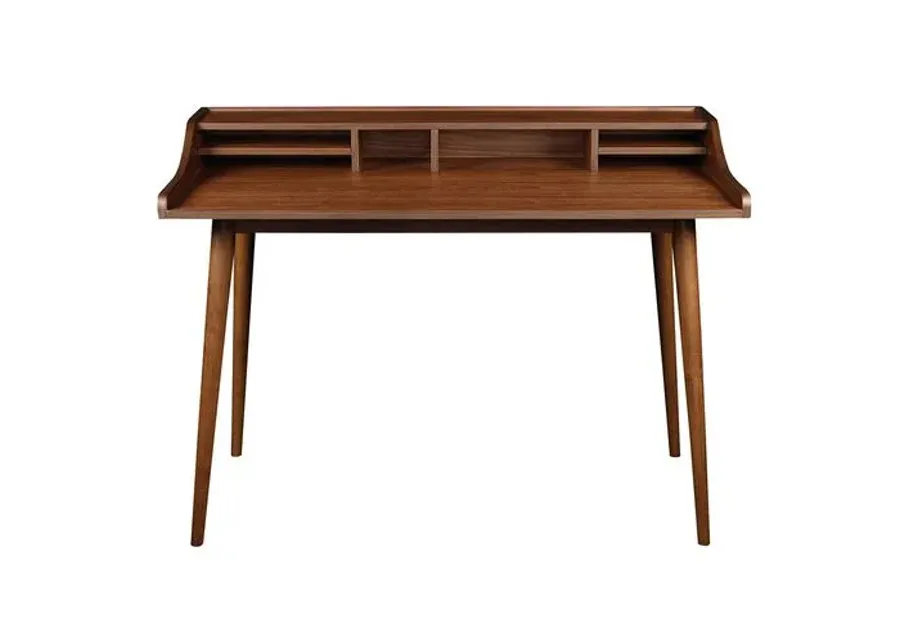 Reginald Desk - Walnut - Brown