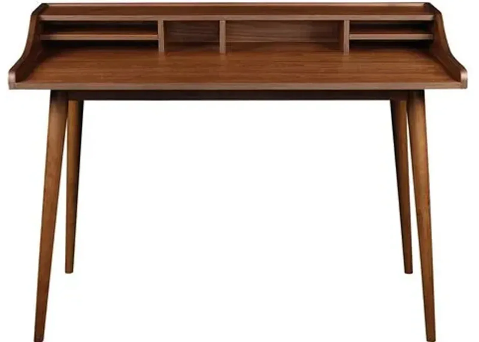 Reginald Desk - Walnut - Brown