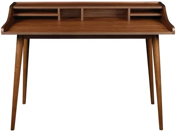 Reginald Desk - Walnut - Brown