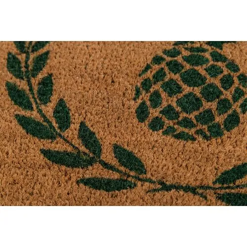 1'6"x2'6" Pineapple Doormat - Green - Erin Gates