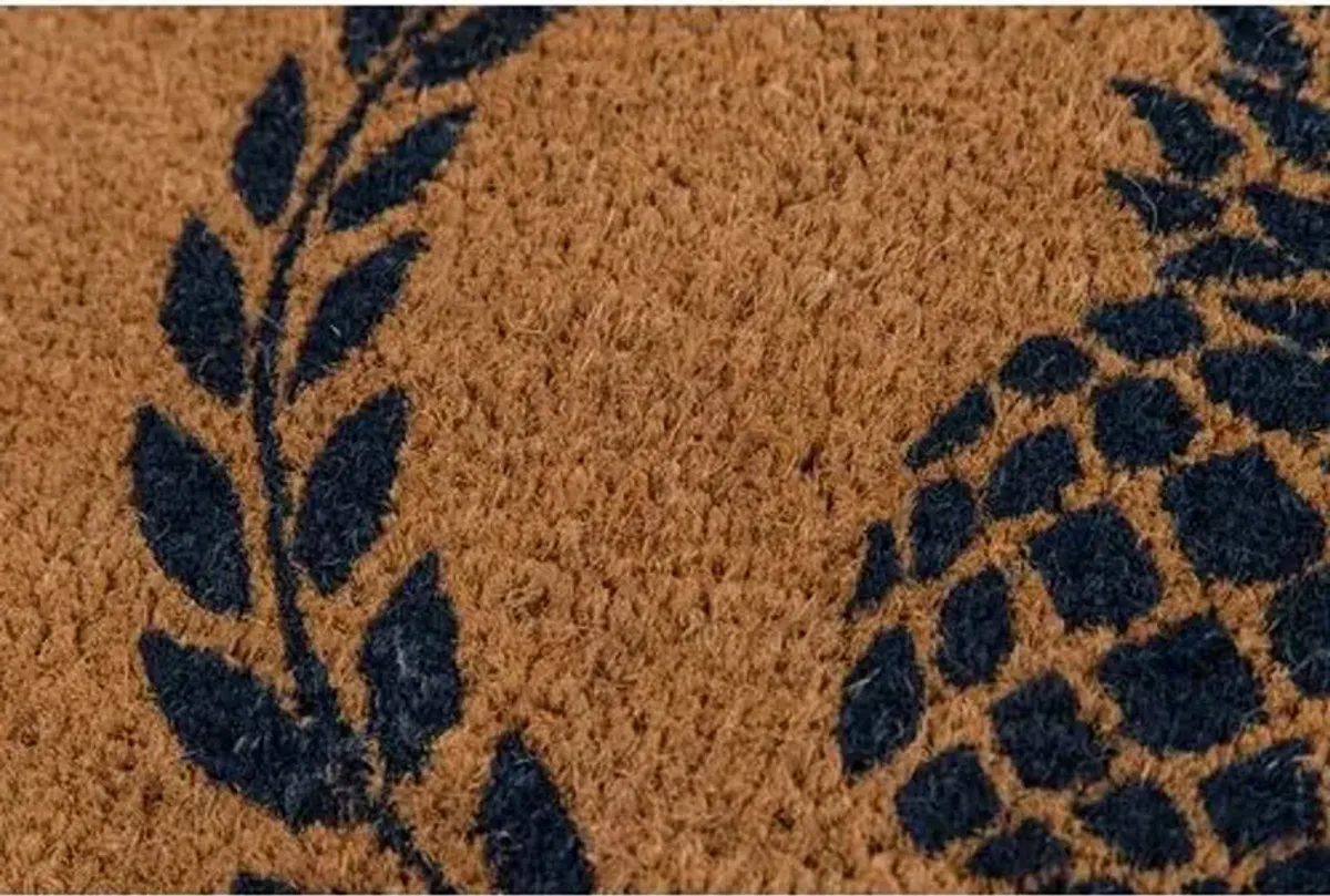 1'6"x2'6" Pineapple Doormat - Navy - Erin Gates - Brown