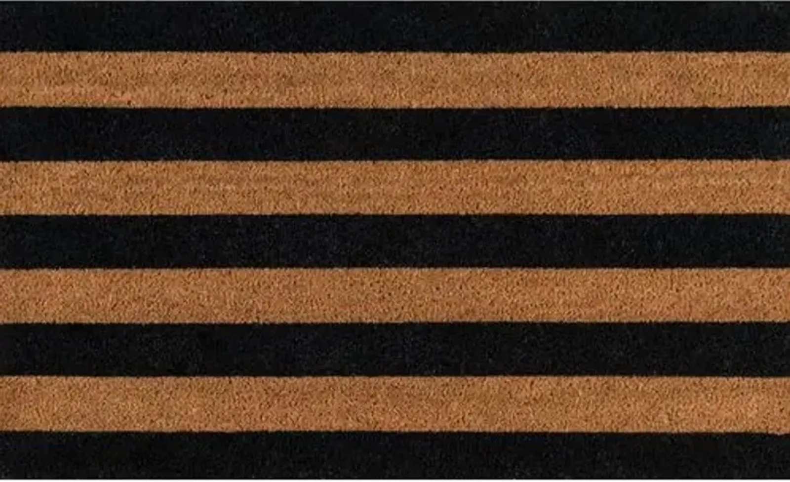 1'6"x2'6" Stripe Doormat - Black - Erin Gates - Brown