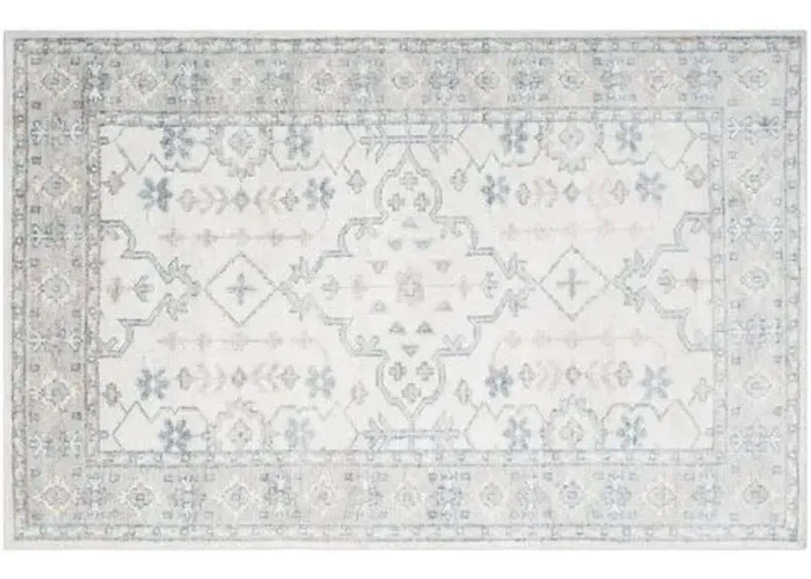 Wilcox Rug - Ivory/Blue - Blue